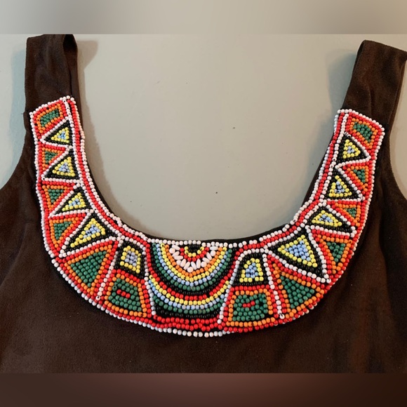 Ladies Indian costume with beads - Picture 4 of 5